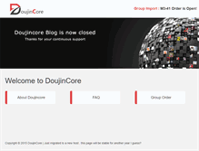 Tablet Screenshot of doujincore.com